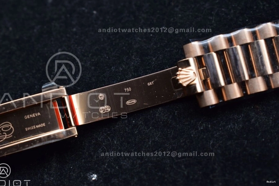 667 Edition DayDate QF Bracelet Best 36 (Gain RG Steel V5 Diamond Weight) on with Dial 904L President Stick Blue vr3255 WeatherProof 0717